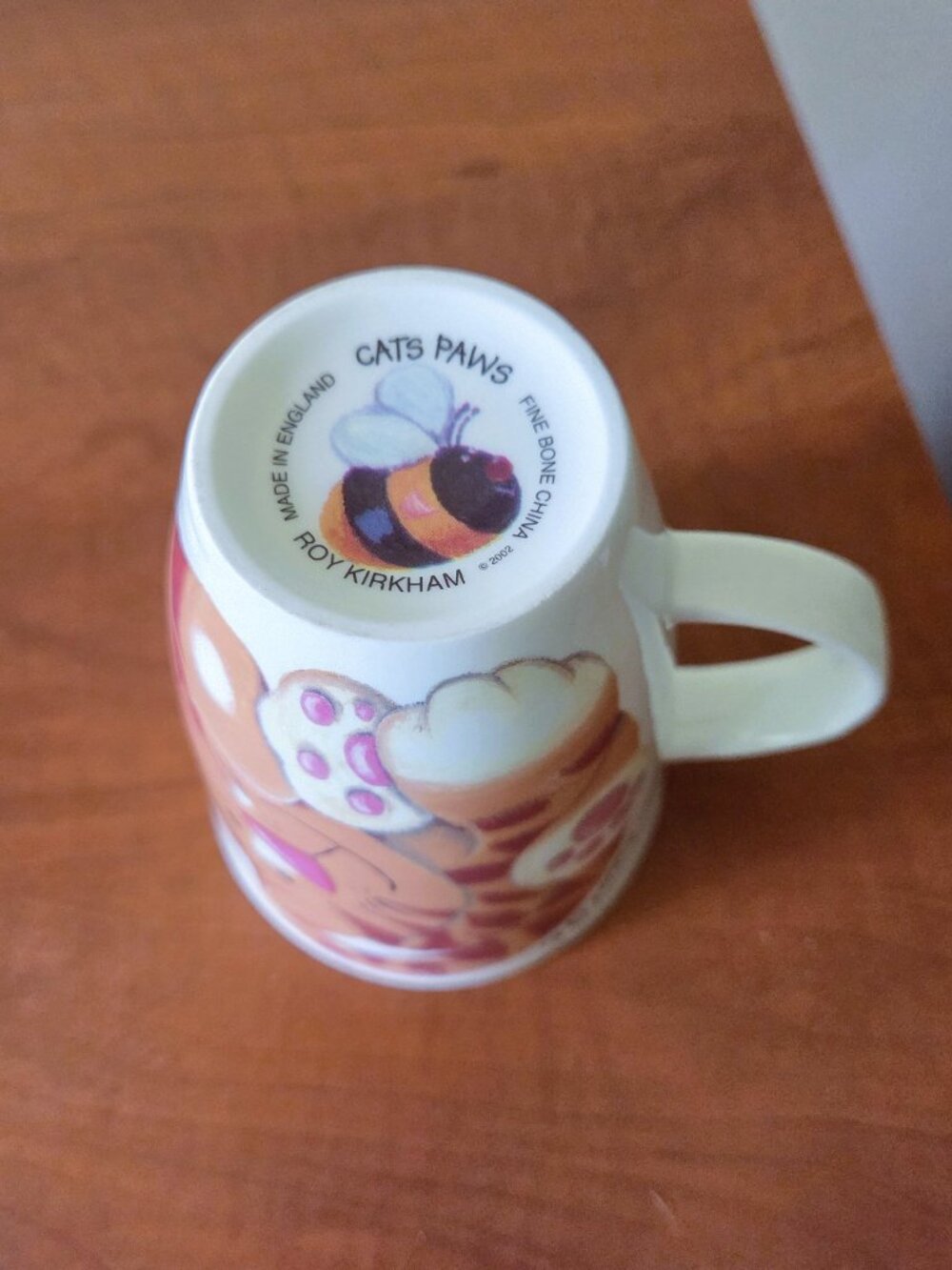 πΊ Roy Kirkham Cats Paws England Fine Bone China Coffee Tea Mug Cup Allie Bee - Picture 2 of 13